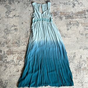 Ombré cutout detail dress